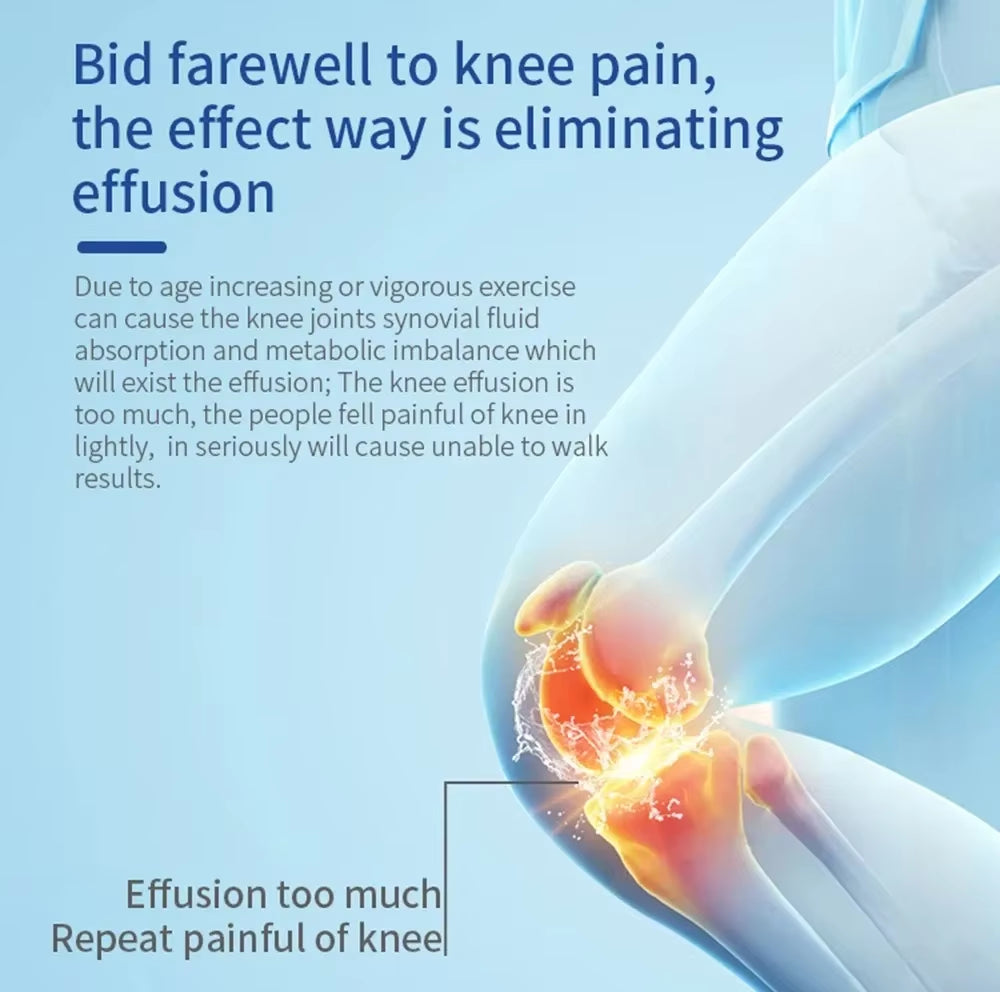 Cordless Knee Massager with LED Screen Infrared Heat and Vibration Knee Pain Relief for Swelling Stiff Joints Stretched Ligament
